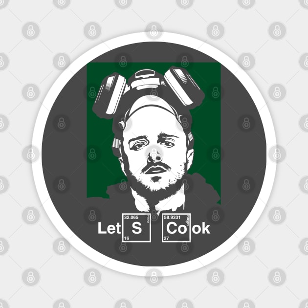 Let's Cook; Jesse Pinkman Edition Magnet by RebelPrint